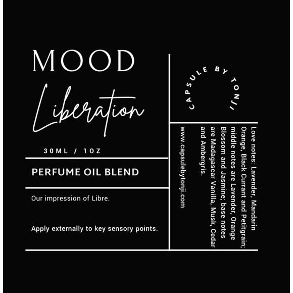 Liberation Perfume Oil 30ml Dropper or 30ml Rollerball (dm bottle type) - Picture 2 of 2